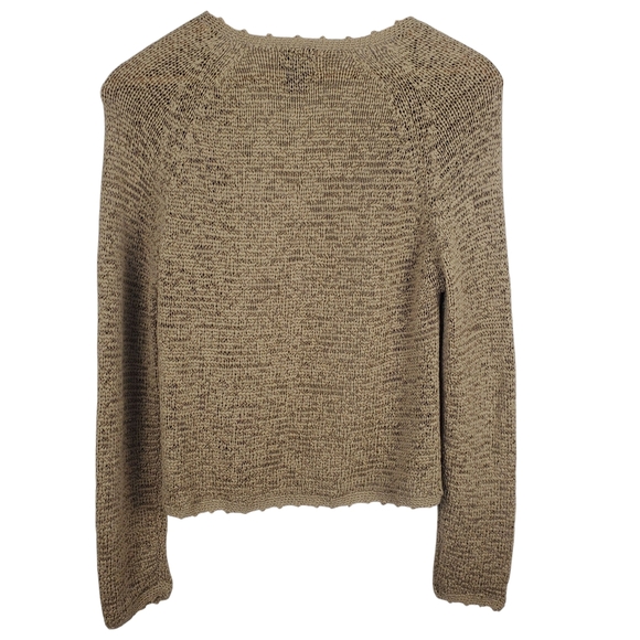 Sigrid Olsen Women's Brown Cardigan Sweater. MED. - Picture 4 of 9